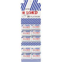 Cartela de lâminas 10 pacotes - new lord platinum