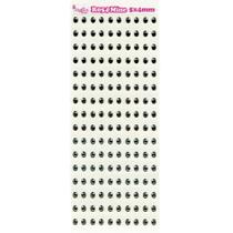 Cartela De Olhos Resinados Styler Biscuit R054 Mine - 5 X 4mm