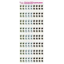 Cartela De Olhos Resinados Styler Biscuit R081 PP - 5,5 X 6,5mm Cartela De Olhos Resinados Styler Biscuit R081 PP - 5,5 X 6,5mm