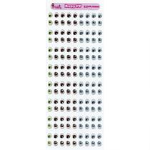 Cartela de Olhos Resinados Styler Biscuit R095 PP - 5,5 X 6,0mm Cartela de Olhos Resinados Styler Biscuit R095 PP - 5,5 X 6,0mm