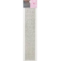 Cartela de Pérola Adesiva 6mm - Prata Cartela de Pérola Adesiva 6mm - Prata