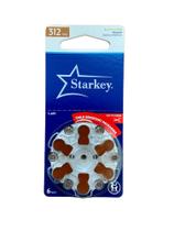 Cartela de Pilhas Auditiva Starkey 312- Selo Marrom (Unidade, 06 pilhas)