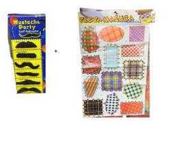 Cartela De Remendos Festa junina + Cartela Bigodes