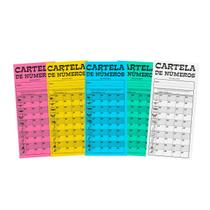 Cartela de rifa 100 numeros com 50 unidades - tamoio