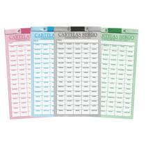Cartela de rifa 150 nomes com 20 unidades bergo