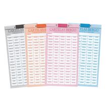 Cartela de rifa 200 nomes com 20 unidades bergo