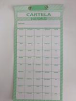 Cartela De Rifa C/100 Nomes