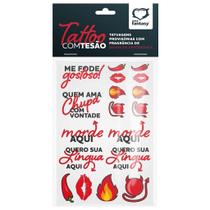Cartela de Tatuagens Provisórias com Fragrância - Sexy Fantasy Cartela de Tatuagens Provisórias com Fragrância - Sexy Fantasy