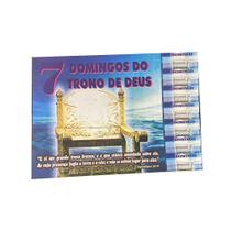 Cartela Domingo Trono de Deus - 7 dias (100 unidades) - Papel Couchê liso, 115g Cartela Domingo Trono de Deus - 7 dias (100 unidades) - Papel Couchê liso, 115g
