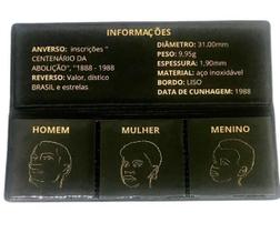 Cartela Em Pvc Trio Axé Preta