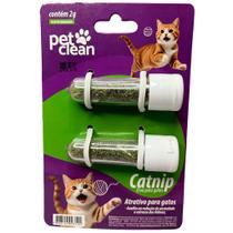 Cartela Erva Do Gato Natural Catnip Brinquedo Anti-estresse Reduz Ansiedade Divertido 2G Pet Clean