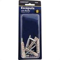 Cartela Escapula Com Bucha Brasfort 08 Cartela Com 04 Pecas 7668 Cartela Escapula Com Bucha Brasfort 08 Cartela Com 04 Pecas 7668