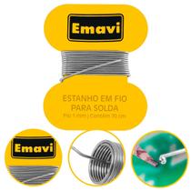 Cartela Estanho Placa Eletrônica Com Fluxo 1,0mm 60x40 5g