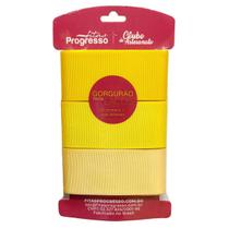 Cartela Fita De Gorgurão KGL001 38mm Tons De Amarelo 9 Metros
