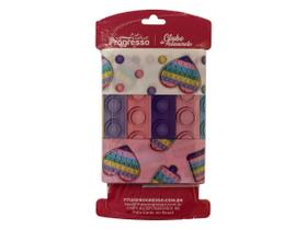 Cartela Fita De Gorgurão KGP001 38mm Cor 002 POP IT Candy Colors 9 Metros