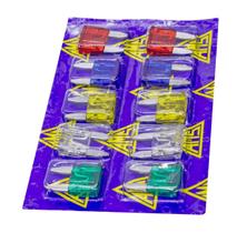 Cartela Fusível Mini 10 Pcs Automotivo 10A 15A 20A 25A 30A