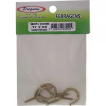 Cartela Gancho Bicromatizado Preguim 17X 50 Com 04 Pecas 0524