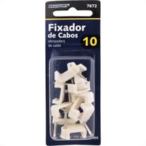 Cartela Grampo Fixa Fio Tipo Garra Brasfort 10 Branco Cartela Com 10 Pecas 7672 Cartela Grampo Fixa Fio Tipo Garra Brasfort 10 Branco Cartela Com 10 Pecas 7672