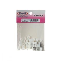 Cartela Grampo Fixa Fio Tipo Garra Preguim 14/16 Branco Com 15 Pecas 0029 Cartela Grampo Fixa Fio Tipo Garra Preguim 14/16 Branco Com 15 Pecas 0029