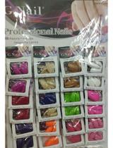 Cartela Grande De Unhas Postiças Tips Quadrada 24 Pacotes