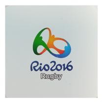 Cartela para moeda 1 real 2015 - Olimpíadas Rugby organizer