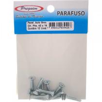 Cartela Parafuso Auto Brocante Preguim Flangeada Philips 4,2X19 Com 12 Pecas 9428