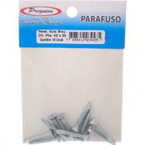 Cartela Parafuso Auto Brocante Preguim Flangeada Philips 4,2X25 Com 10 Pecas 9435 Cartela Parafuso Auto Brocante Preguim Flangeada Philips 4,2X25 Com 10 Pecas 9435