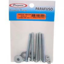 Cartela Parafuso Rosca Maquina Preguim Redonda 3/16 X 2+Porca+Arruela Com 05 Pecas 1446 Cartela Parafuso Rosca Maquina Preguim Redonda 3/16 X 2+Porca+Arruela Com 05 Pecas 1446