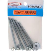 Cartela Parparafuso Rosca Maquina Preguim Redonda 3/16 X 3-Porca+Arruela Com 05 Pecas 5574 Cartela Parparafuso Rosca Maquina Preguim Redonda 3/16 X 3-Porca+Arruela Com 05 Pecas 5574