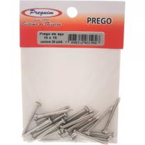 Cartela Prego Aco Preguim Com Cabeca 15X15 (2,40X34mm) (2,40X34mm) Com 20 Pecas 1958