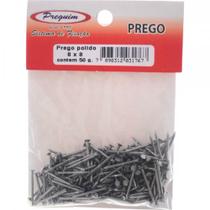 Cartela Prego Preguim Com Cabeca 08X08 (1,20X18mm) (1,20X18mm) Com 50 Gramas 1767