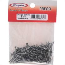 Cartela Prego Preguim Com Cabeca 08X08 (1,20X18mm) Com 50 Gramas 1767 Cartela Prego Preguim Com Cabeca 08X08 (1,20X18mm) Com 50 Gramas 1767