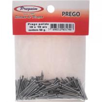 Cartela Prego Preguim Sem Cabeca 10X10 (1,50X23mm) (1,50X23mm) Com 50 Gramas 1798