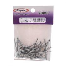 Cartela Rebite Preguim Aluminio Repuxo 408 Com 25 Pecas 2078