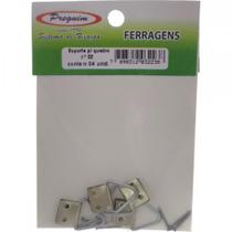 Cartela Suporte Quadro/Espelho Triangular 02 Preguim Com 04 Pecas 2238