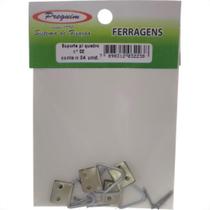 Cartela Suporte Quadro/Espelho Triangular 02 Preguim Com 04 Pecas 2238 Cartela Suporte Quadro/Espelho Triangular 02 Preguim Com 04 Pecas 2238