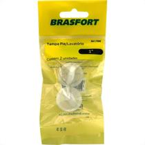 Cartela Tampa Pialavatorio Brasfort Plastico 1E'' Com 2 Pecas 7988 Cartela Tampa Pialavatorio Brasfort Plastico 1E'' Com 2 Pecas 7988