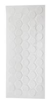 Cartela Tapa Furo Adesivo Branco Tx Pvc 13mm 52u