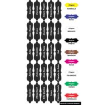 Cartela tempero 25 etiquetas adesivo auto colante rotulo 6x2 cm a prova de agua para potes recipient