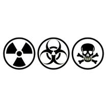 Cartela Transfer Adesivo Halloween - Radioativos - 1 unidade - Rizzo