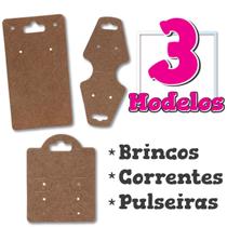 Cartelas Bijuterias Tags Semijoias Saquinhos Kit 1500 Und