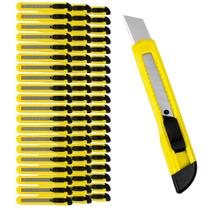 Cartelas Com 60 Estiletes Grandes Multiuso Lâmina 18mm Profissional Com Trava