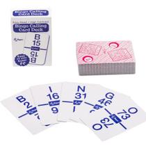 Cartelas de Bingo com Alto Contraste e Revestimento Plástico Durável - 75 Cartões (B1 a O75)