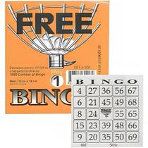 Cartelas de Bingo Tipo Jornal Free 100 Folhas Kit 15 Unidades Cartelas de Bingo Tipo Jornal Free 100 Folhas Kit 15 Unidades