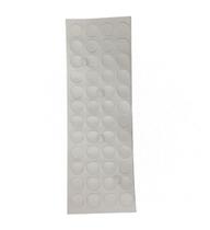 Cartelas Tapa Furos Adesivo Branco Texturizado Pvc 13mm Móveis 104Un