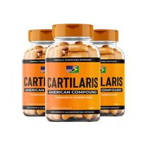 Cartilaris - Suplemento Alimentar Natural - Kit com 3 Frascos de 60 Cápsulas