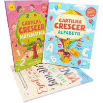 Cartilha Alfabetização Português Matemática Lettering - Ciranda Cultural