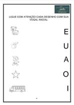 Cartilha Alfabetização Vogais