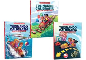 Cartilha De Alfabetização - Treinando Caligrafia - 3 Und - Vale das Letras
