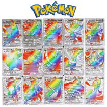 Cartinhas de Pokémon 55-27 Cartas Super Flexíveis À Prova D'água Deck Cards Vmax